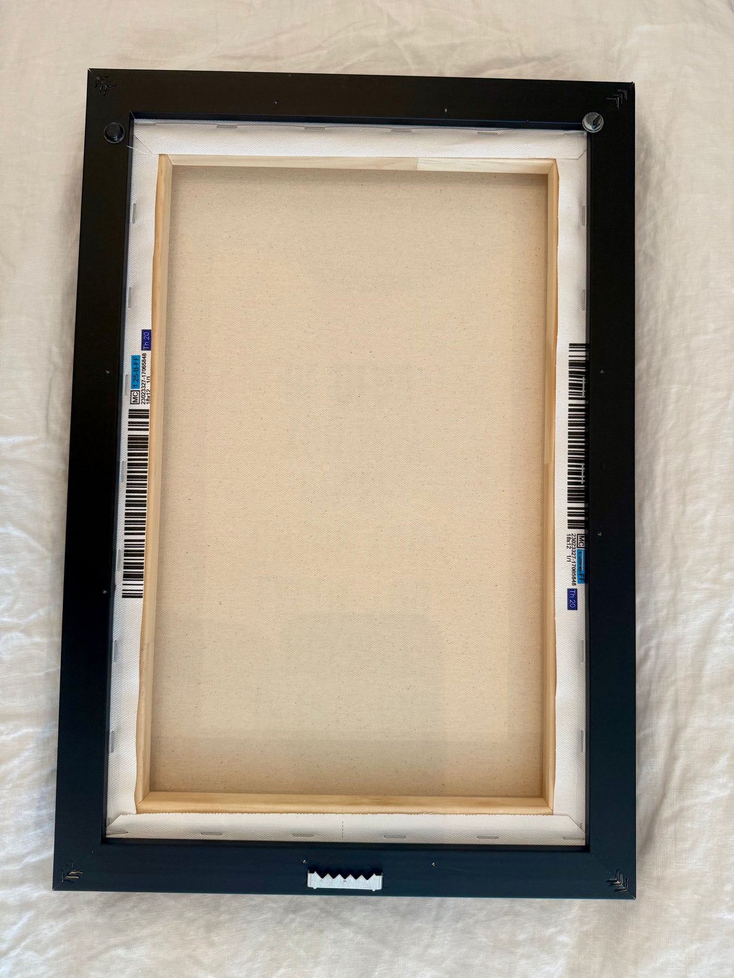 1973 B&W Matte Canvas with black frame. Inspired from old Porsche ad's