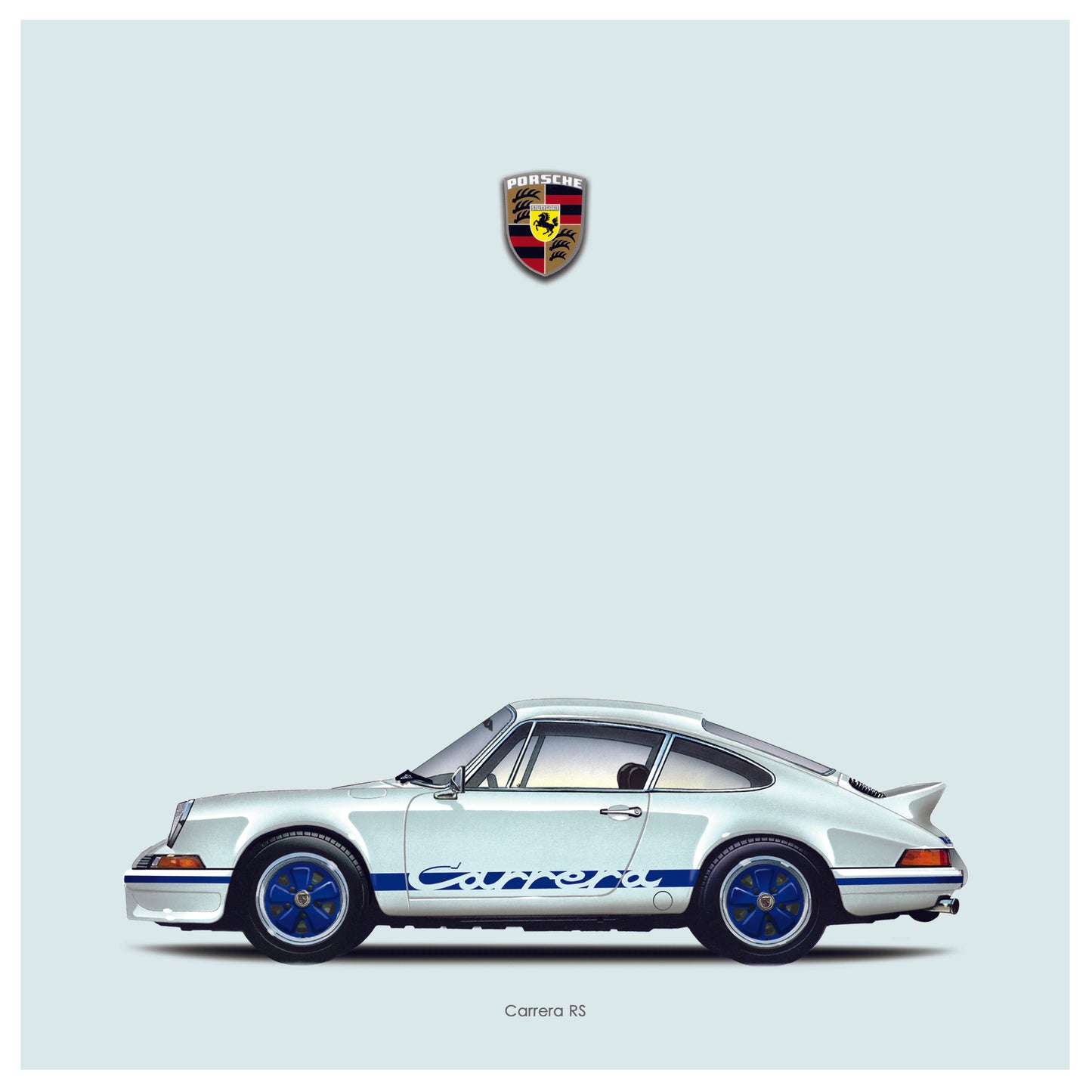 Carrera RS icon print