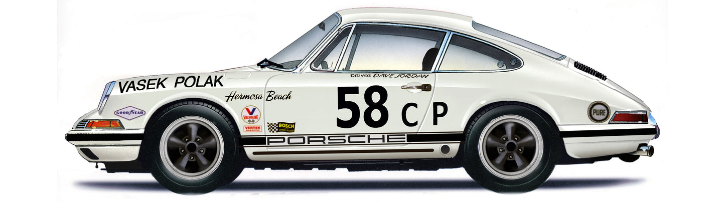 3 Pack Porsche Die Cut Stickers
