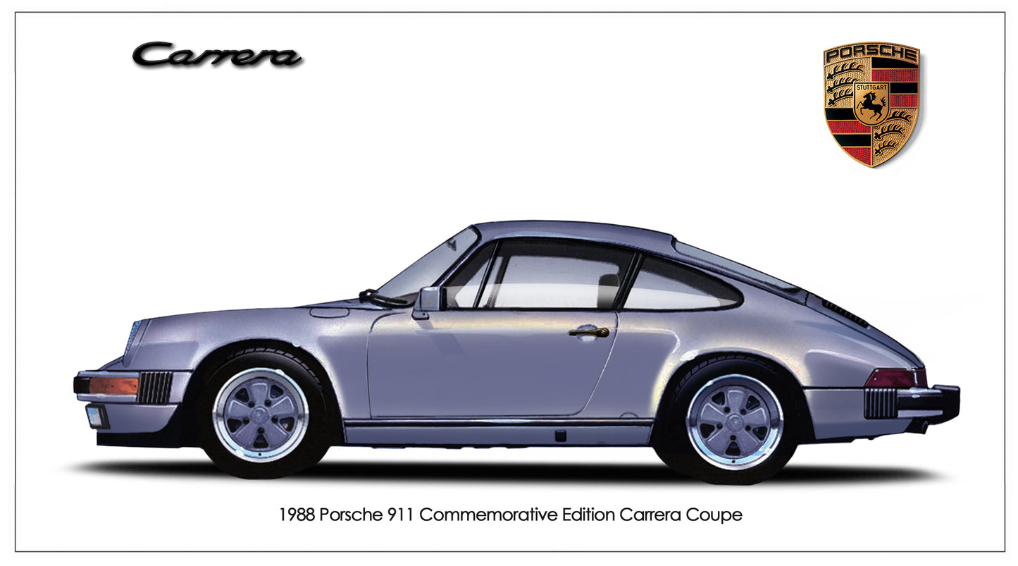 1988 Porsche 911 Commemorative Edition Carrera Coupe