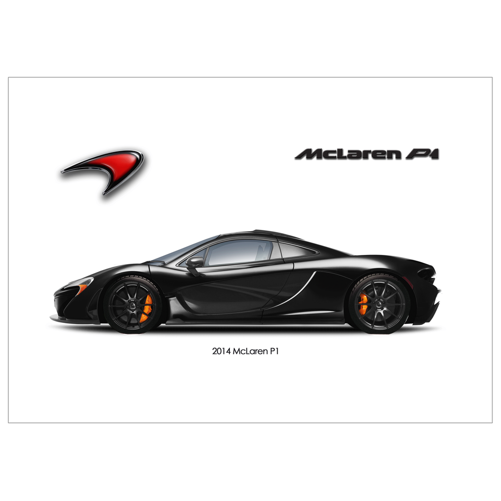 McLaren P1 Flat Cards